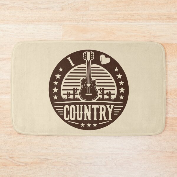 Item preview, I Love Country Music – Western Charm Logo designed and sold by FunnehGacha.
