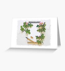 Leave drawn Art Greeting Card