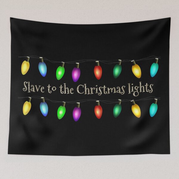 Item preview, Slave to the Christmas Lights designed and sold by Sleepygirl2010.