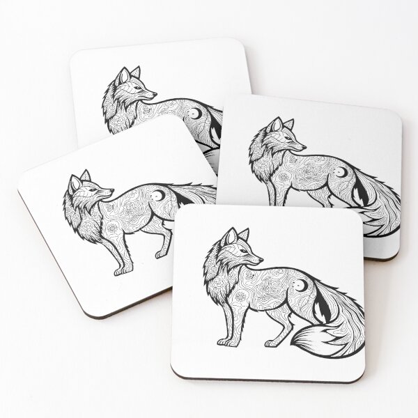 Artikelvorschau, Mystischer Fuchs entworfen und verkauft von Red Spectrum Designs.