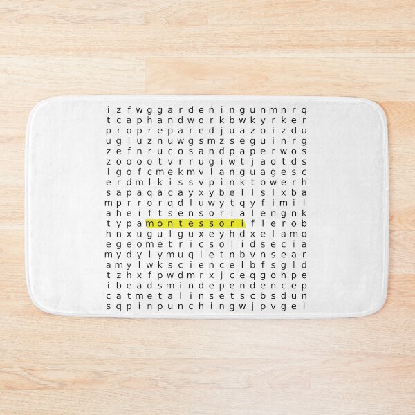 Item preview, Montessori Word Search designed and sold by Pink Ribbon.