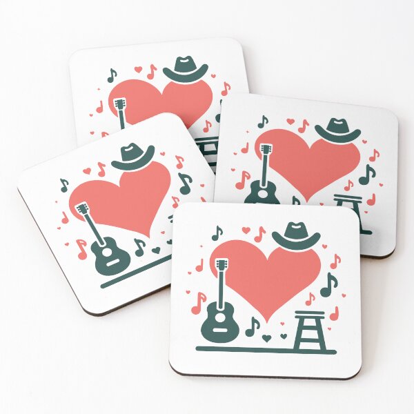 Item preview, Love Country Music – Western Charm Logo designed and sold by FunnehGacha.