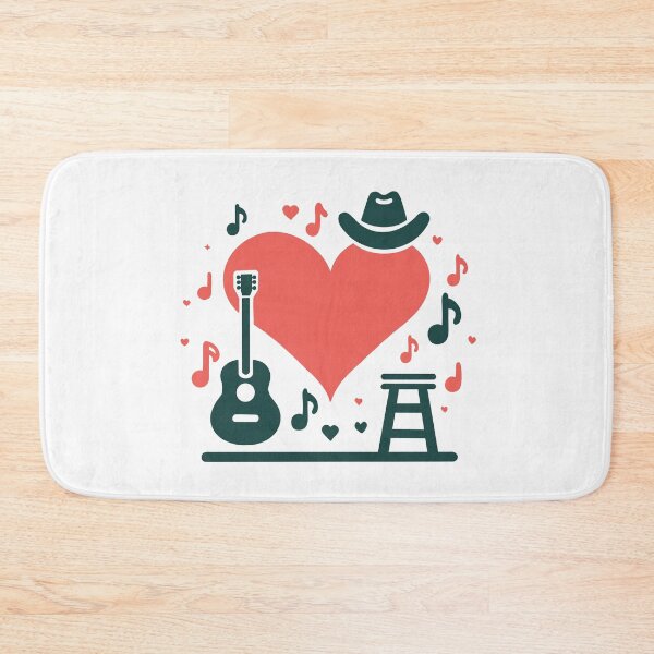 Item preview, Love Country Music – Western Charm Logo designed and sold by FunnehGacha.