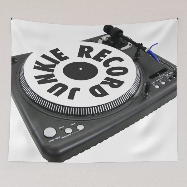 Item preview, Record Junkie Turntable designed and sold by Tee4Daily.