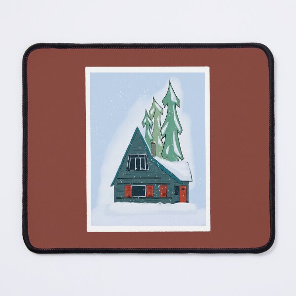 Item preview, Ski chalet in stormy weather. designed and sold by Antoine Marineau Bélanger.