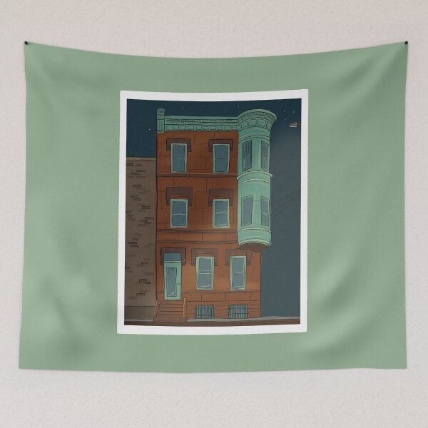 Item preview, Three-story building in the city designed and sold by Antoine Marineau Bélanger.