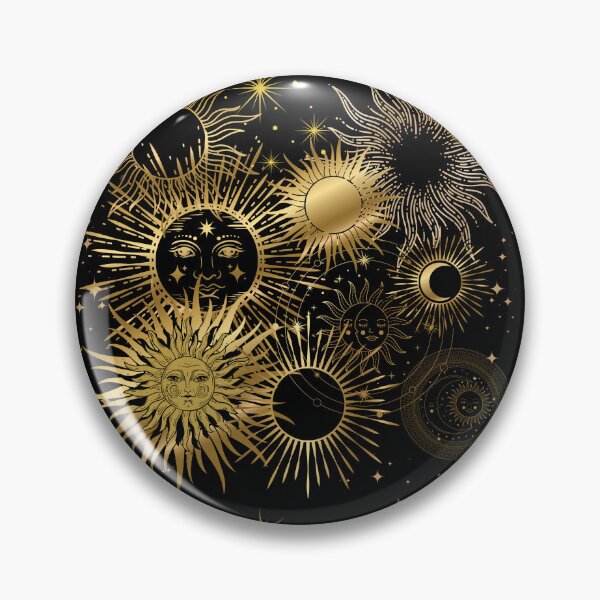 Aperçu de l'œuvre Soleil, Lune et étoiles célestes créée et vendue par TurquoiseBird.