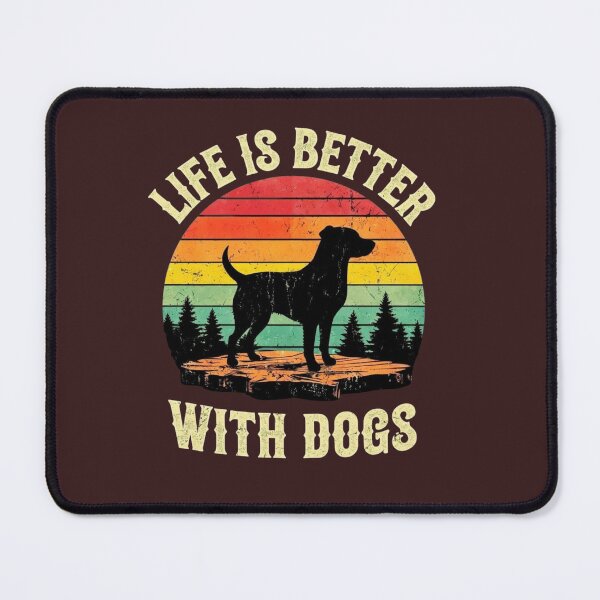 Item preview, life is better with dogs designed and sold by FuzzysChristianKitchKatch.