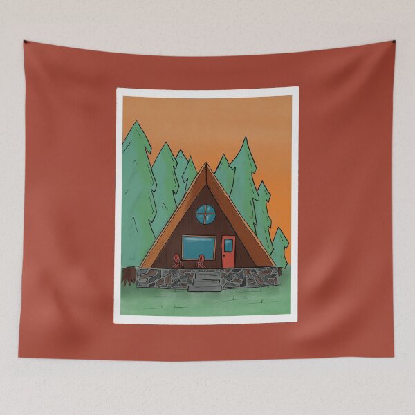 Item preview, A-frame forest chalet designed and sold by Antoine Marineau Bélanger.