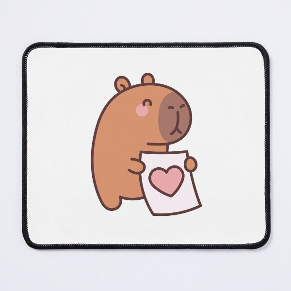 Item preview, Capybara Love Letter: Kawaii Capybara Design with Love Letter for a Romantic Touch designed and sold by Polarisofficial.