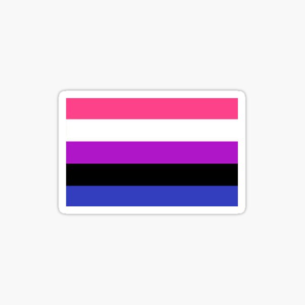 Gender fluid pride Sticker