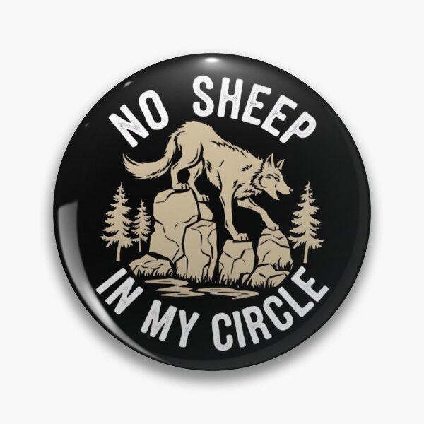 Item preview, No Sheep In My Circle designed and sold by HappyHarmonyArt.