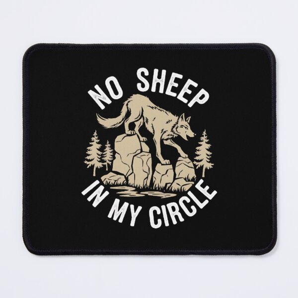 Item preview, No Sheep In My Circle designed and sold by HappyHarmonyArt.