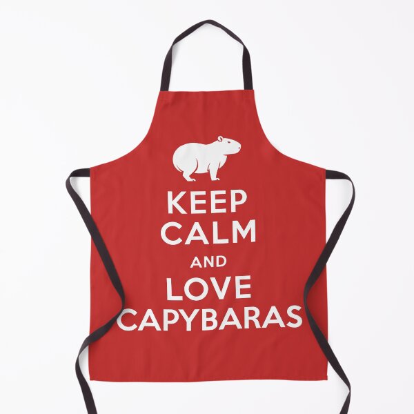 Item preview, Keep Calm and Love Capybaras for Capybara lovers designed and sold by Elvin Dantes.
