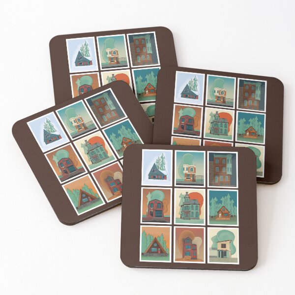 Item preview, Series of nine storefronts designed and sold by Antoine Marineau Bélanger.