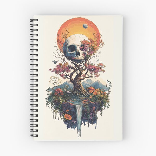 Item preview, Mortality's Bloom: The Skull Tree of Sundered Worlds designed and sold by bloorose.