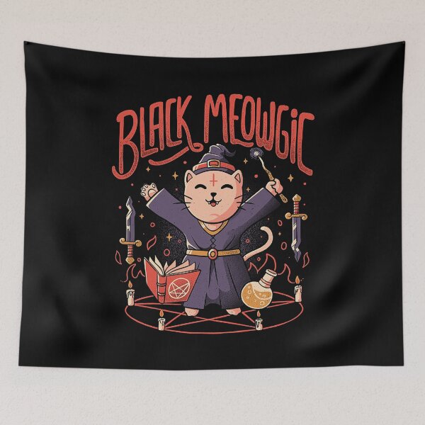 Item preview, Black Meowgic  designed and sold by emilybarnett.