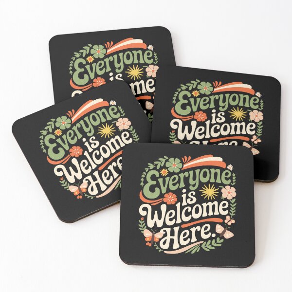 Item preview, Everyone Is Welcome Retro Floral designed and sold by Taans-Creation.
