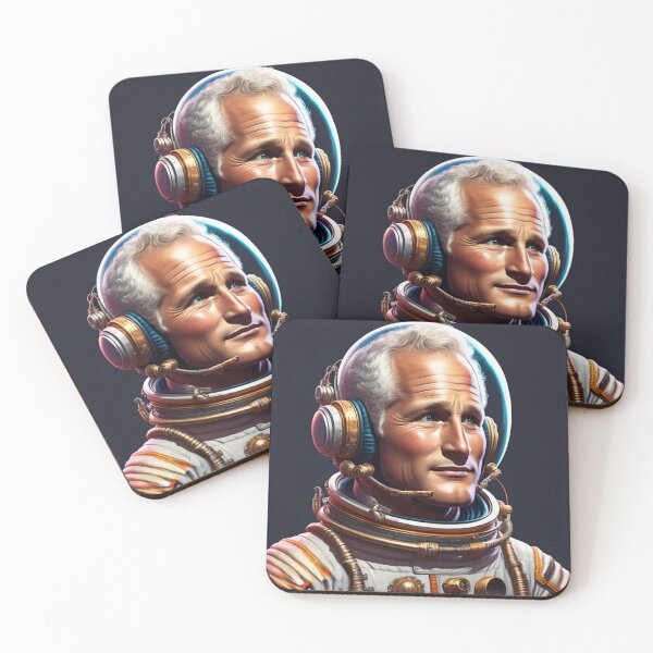 Artikelvorschau, Paul Newman, gnädiger Astronaut entworfen und verkauft von Crème de la Crème.