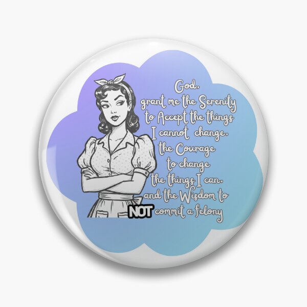 Item preview, Funny play on the Serenity Prayer - Recovery gift designed and sold by Joyful Times.