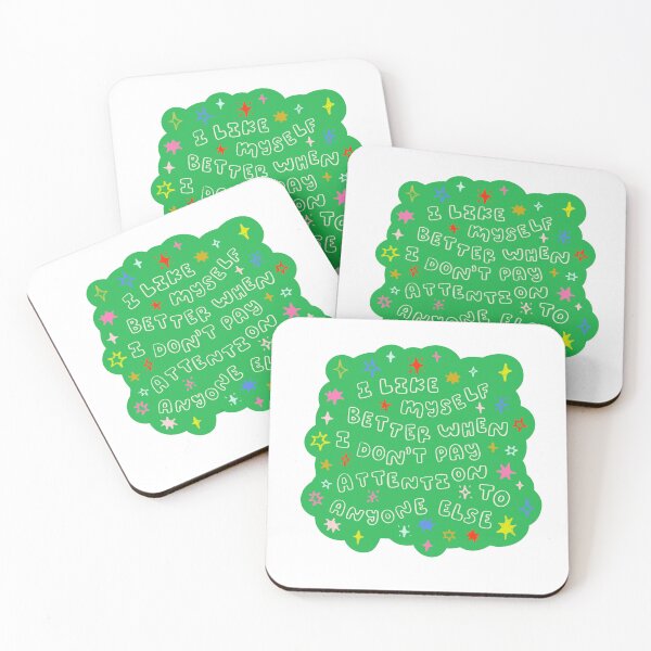Item preview, I like myself better when I don’t pay attention to anyone else designed and sold by jamieroseart.