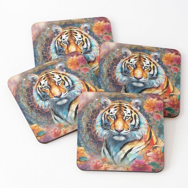 Item preview, Mosaic Tiger designed and sold by purplesensation.