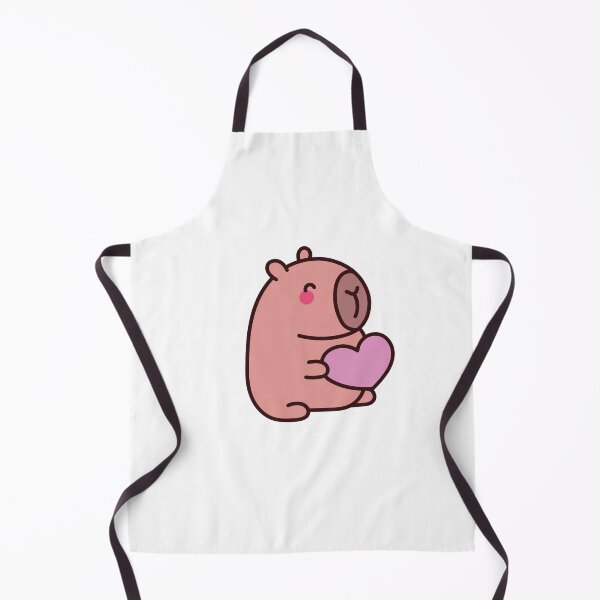 Item preview, Cute Heart Capybara: Kawaii Capybara Design with Heart for a Touch of Love designed and sold by Polarisofficial.