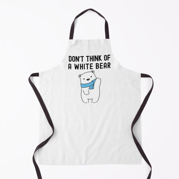Item preview, Don't Think Of A White Bear | Cognitive Psychology | Social Psychology | White Bear Dilemma | Experimental Psychology | Ironic Process Theory designed and sold by jadedscientist.
