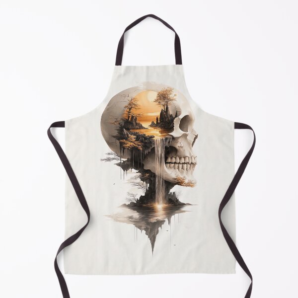 Item preview,  Inner Sanctum: The Skull's Gilded Cascade of Memory designed and sold by bloorose.