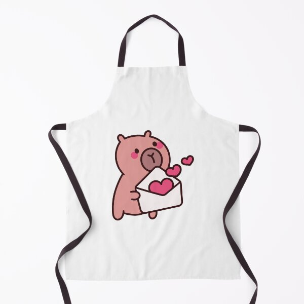 Item preview, Capybara Messenger of Love: Kawaii Capybara Design with Love Letter for a Romantic Touch designed and sold by Polarisofficial.