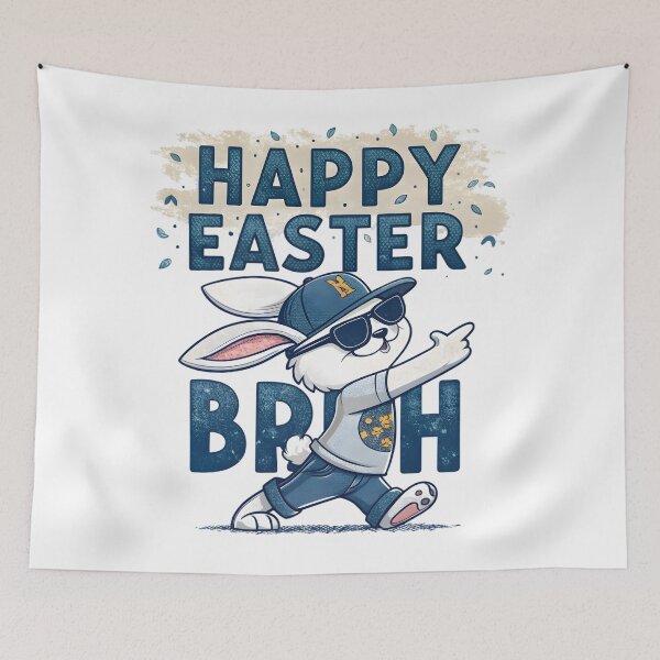 Item preview, happy easter bruh cool bunny designed and sold by GogoGrove.