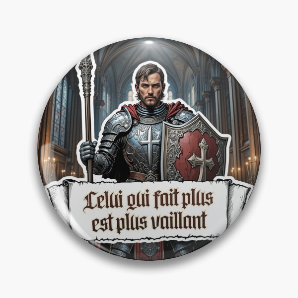 Item preview, Geoffroy de Charny - Chivalrous Quote designed and sold by Rambarde-Knight.