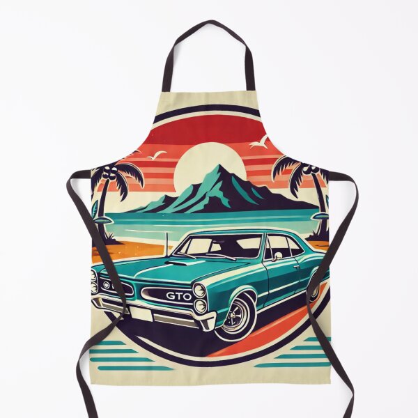 Item preview, "1967 Pontiac GTO Retro Beach Cruise Logo" designed and sold by Every Knee.
