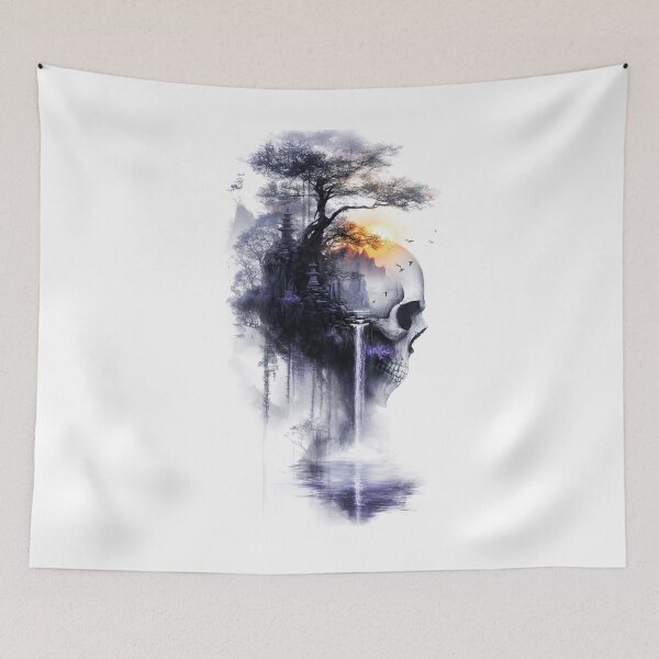 Item preview, Pagoda's Requiem: The Skull's Ascension in Twilight's Veil designed and sold by bloorose.
