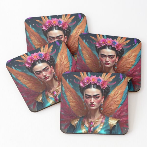 Item preview, Frida Kahlo Delicately Feathered designed and sold by Crème  de la Crème.
