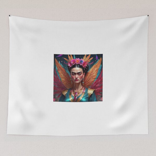 Item preview, Frida Kahlo Delicately Feathered designed and sold by Crème  de la Crème.