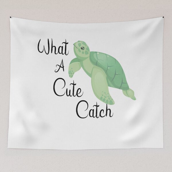 Item preview, What A Cute Catch - CuteTurtle designed and sold by Vero De.