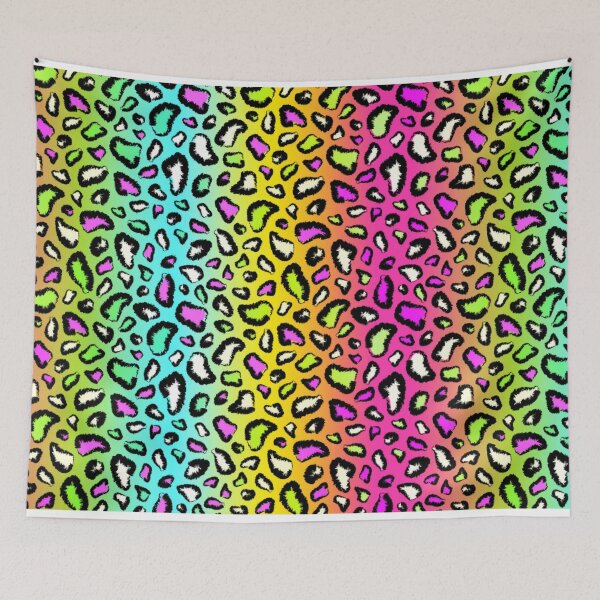 Item preview, Rainbow Leopard Print Aesthetic designed and sold by ChainsArt.