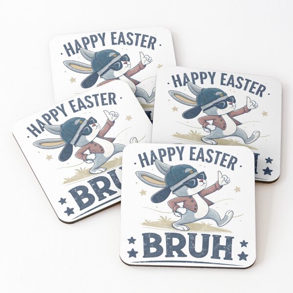 Item preview, happy easter bruh cool bunny designed and sold by GogoGrove.