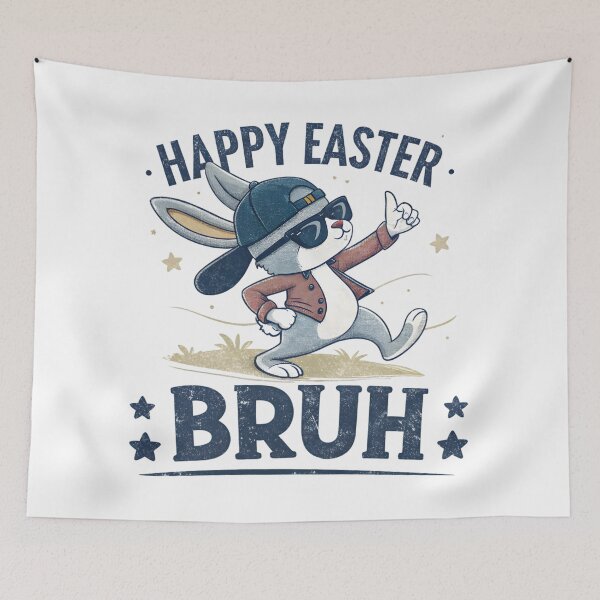 Item preview, happy easter bruh cool bunny designed and sold by GogoGrove.