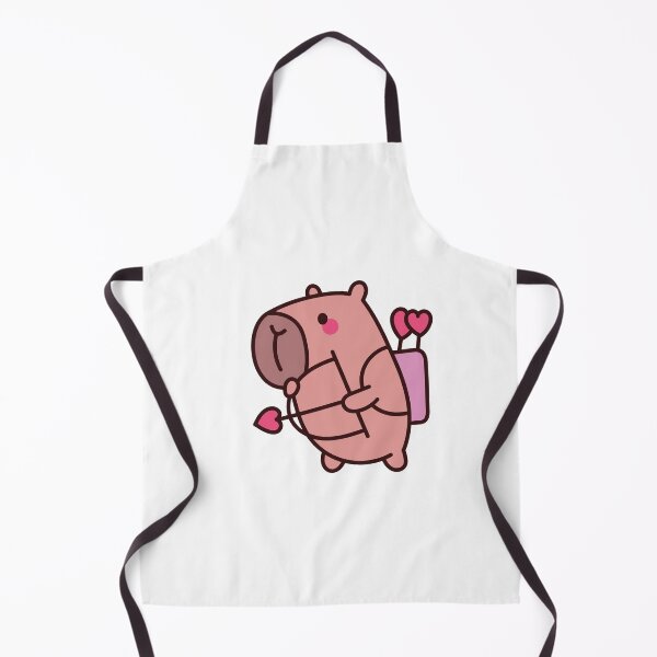 Item preview, Capybara Cupid: Kawaii Design of a Capybara in Love with Heart Arrows designed and sold by Polarisofficial.