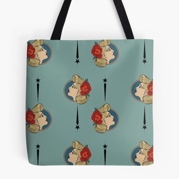 Item preview, Traditional Tattoo Woman designed and sold by Onehappyhook.