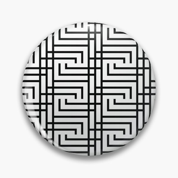 Item preview, Structured Elegance: Neat Black Line Art designed and sold by HebHenderson.