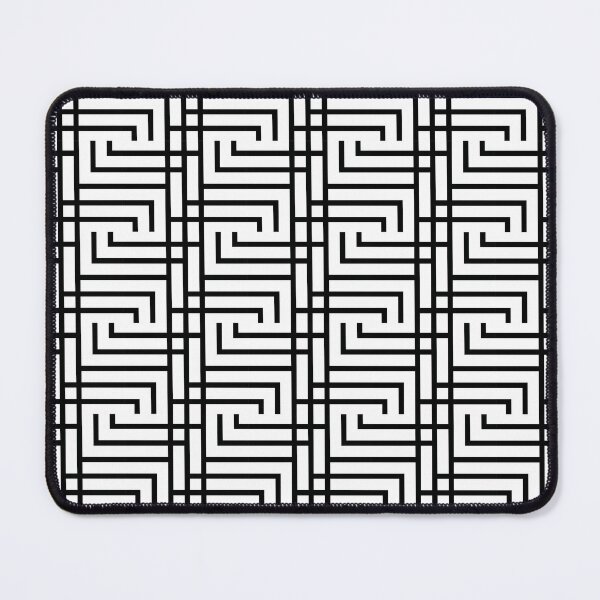 Item preview, Structured Elegance: Neat Black Line Art designed and sold by HebHenderson.