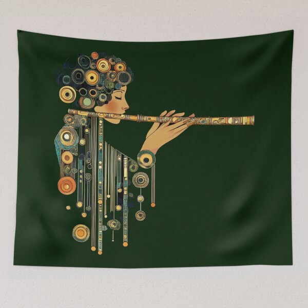 Item preview, Flute Woman designed and sold by Snarkyalice0.