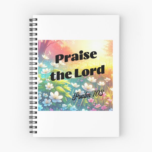 Artikelvorschau, Christliches T-Shirt Lobe den Herrn - Psalm 103 Feld der Frühlingsblumen entworfen und verkauft von Rtim1230.