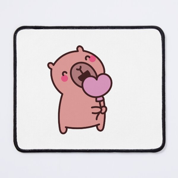 Item preview, Sweet Love Capybara: Kawaii Capybara Design with Heart Palette designed and sold by Polarisofficial.
