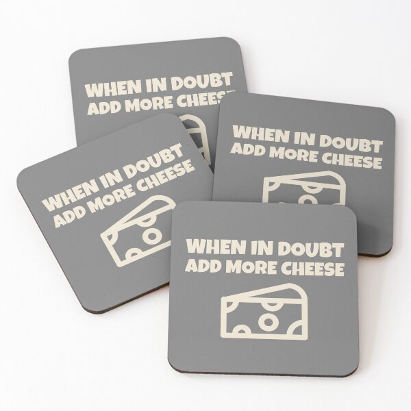 Item preview, When In Doubt Add More Cheese Toddler Child Kid Funny Playful Baby designed and sold by Lucky Dog Merch.