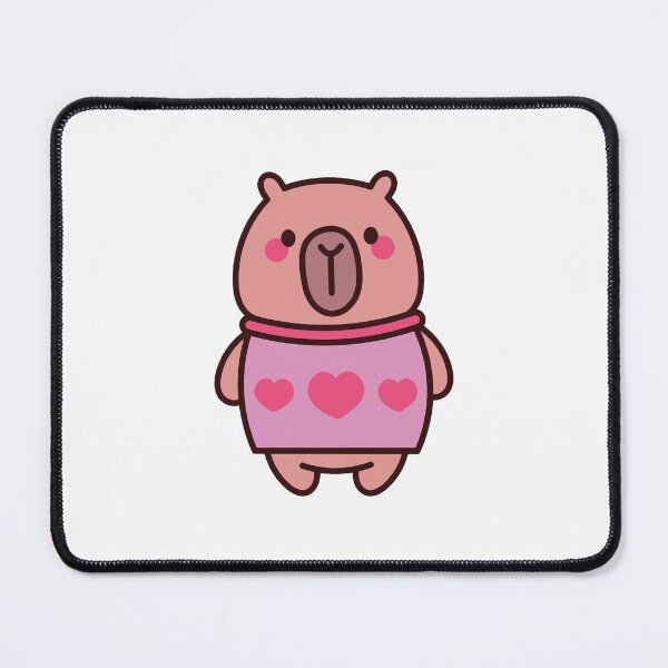 Item preview, Loving Capybara: Kawaii Capybara Design with Heart Sweater designed and sold by Polarisofficial.