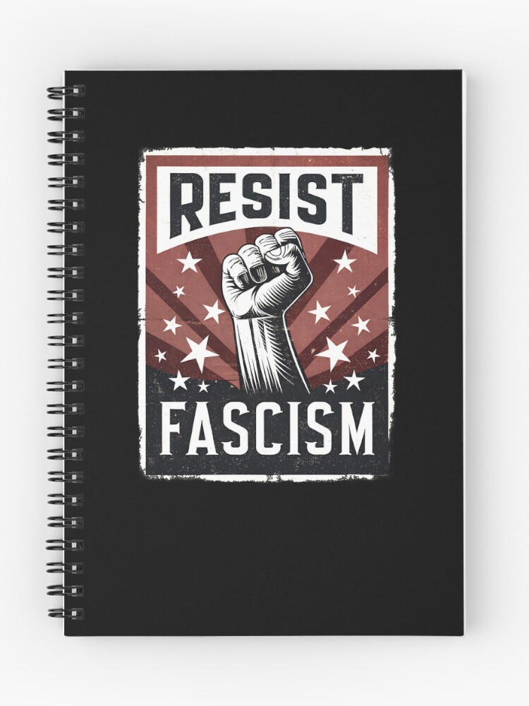 Thumbnail 1 of 3, Journal, Resist Fascism Gear designed and sold by DynamicDesign.
